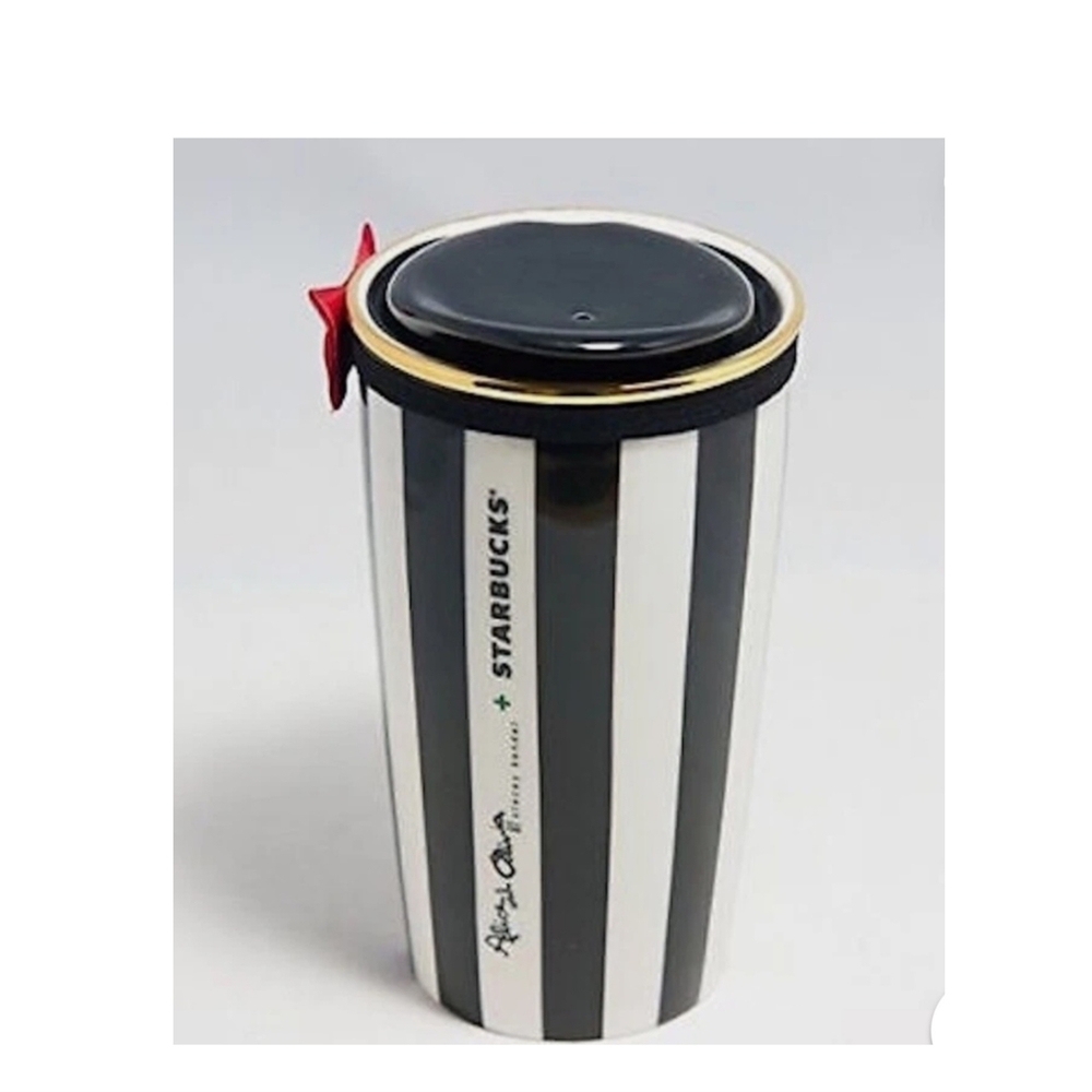 LIMITED EDITION Starbucks + Alice & Olivia 'Stace Face' 12 Oz. Ceramic Mug - Picture 5 of 8